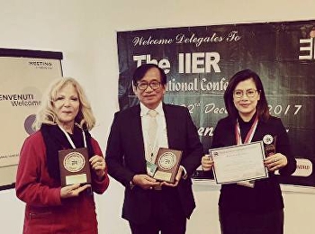 อาจารย์รัฐศาสตร์ สร้างชื่อ
คว้าบทความวิจัยยอดเยี่ยม จากประเทศอิตาลี