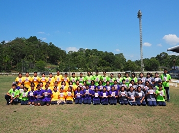 สาขาวิชาการจัดการฟุตบอลอาชีพจัดอบรมโครงการ
ยูลีก หญิง นักกีฬาต้นแบบไม่ใส่ใจบุหรี่ ณ
โรงเรียนสตรีระนอง จังหวัดระนอง