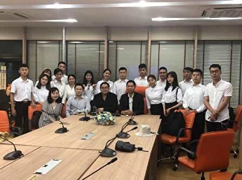 สาขาวิชารัฐศาสตร์ ว.นวัตกรรม
ร่วมต้อนรับ คณะอาจารย์และนักศึกษา จาก
Sichuan institute of industrial
technology