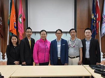 รองคณบดี ฝ่ายบริหารและ รองคณบดี
ฝ่ายวิชากร ว.นวัตกรรม ต้อนรับ คณาจารย์
จาก Haikou University