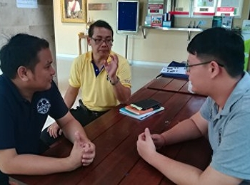 นักศึกษา สาขาวิชาการจัดการฟุตบอลอาชีพ
รุ่น ๐๔
ได้เข้าพบอาจารย์ที่ปรึกษาเพื่อจัดทำวิทยานิพนธ์