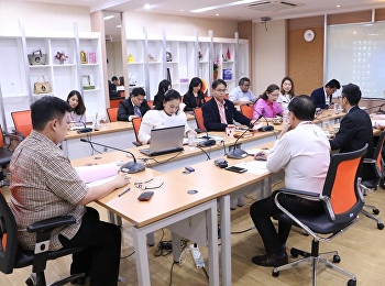 28 ส.ค.2561 ว.นวัตกรรมฯ
ขับเคลื่อนการดำเนินงาน
จัดประชุมผู้บริหาร