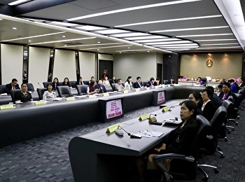 ผู้ศาสตราจารย์ ดร.บัณฑิต ผังนิรันดร์
คณบดีวิทยาลัยนวัตกรรมและการจัดการ
ร่วมต้อนรับคณะกรรมการตรวจประเมินคุณภาพการศึกษาภายใน
มหาวิทยาลัยราชภัฏสวนสุนันทา
ประจำปีการศึกษา ๒๕๖๐