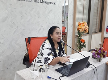 รองคณบดีฝ่ายวิจัยและบริการวิชาการ
วิทยาลัยนวัตกรรมและการจัดการ
เป็นประธานการประชุมชี้แจงรายละเอียดแนวทางการขอรับทุนวิจัยและบริการวิชาการ
ประจำปีงบประมาณ 2564