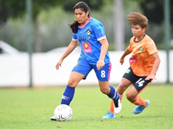 “ลูกพระนาง” มหาวิทยาลัยราชภัฏสวนสุนันทา
ยกพลไปย้ำชัย เอาชนะเหนือ
“แข้งสาวสิงห์ร่มเกล้า”
มหาวิทยาลัยเกษมบัณฑิต ได้สำเร็จ
ด้วยสกอร์ 2 ประตูต่อ 0
แซงกลับมายึดตำแหน่งที่ 4
ของตารางสรุปคะแนนไว้ได้อีกครั้ง
ในการแข่งขันฟุตบอลโกแฮร์ยูลีกหญิง
ชิงถ้วยประทาน