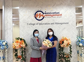 Deputy Dean for Planning and Quality
Assurance College of Innovation and
Management Congratulations on giving
bouquets of flowers to New 