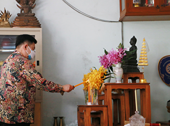 วิทยาลัยนวัตกรรมและการจัดการ
จัดกิจกรรมทำบุญเลี้ยงพระ
เพื่อความเป็นสิริมงคลของบุคลากร
เนื่องในโอกาสวันขึ้นปีใหม่ 2565