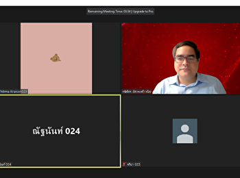 Teacher Kasitithorn Asawapongwanich
Organize a student meeting in the
advisor To clarify the details,
requirements for preparing a research
project to support graduation requests.