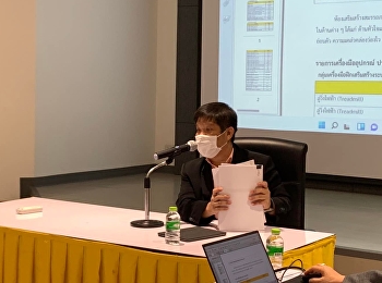 Dr. Anuchit Kulwanich joined as the
moderator of the sub-group meeting.
Project outsourcing “Prepare procedures
for sports science services”