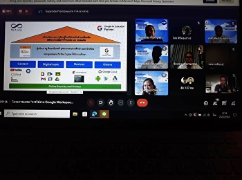 M.B.A. (Innovative Human Capital
Management and Entrepreneurship) faculty
receive training on the 