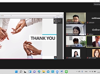 Master of Management Program, Management
Innovation Program conducting a
preventive examination Independent
research for 5 students.