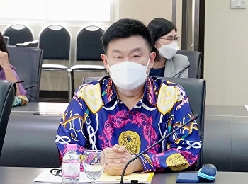 คณบดีวิทยาลัยนวัตกรรมและการจัดการ.
เข้าร่วมประชุมคณะกรรมการทบทวนแผนยุทธศาสตร์
ระยะ 5 ปี (พ.ศ.2566 - 2570).