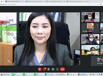 Head of the College of Innovation and
Management Office along with the College
of Computer Science, Innovation and
Management. Participated in the meeting
to clarify indicators 1.12.1.