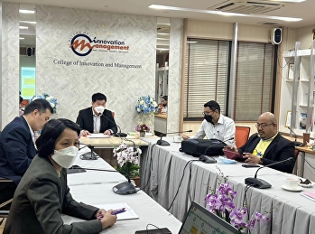meeting of the Internal Educational
Quality Assurance Committee Curriculum
level. Chaired a meeting at the College
of Innovation and Management's