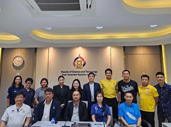 Prof. Dr. Anuchit Kulwanich, Chairman of
the Master of Business Administration
Program in Sports Management, College of
Innovation and Management recently
attended the Annual General Meeting of
the Frisbee Sports Association of
Thailand as the association