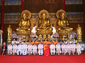 พิธีเจริญพระพุทธมนต์ มุทิตา พระนักศึกษา
บัณฑิตใหม่
ผู้สำเร็จการศึกษาระดับปริญญาตรี
จากมหาวิทยาลัยราชภัฏสวนสุนันทา  ณ อุโบสถ
ชั้น ๓ วัดบรมราชากาญจนาภิเษกอนุสรณ์
อำเภอบางบัวทอง จังหวัดนนทบุรี