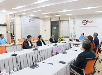College of Innovation and Management
Open house to welcome the executives of
Sisaket Polytechnic College