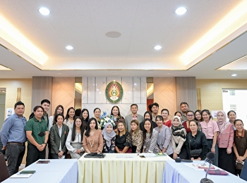 College of Innovation and Management
Open house to welcome Mrs. Rawinan
Prayanoi on the occasion of being
ordered to perform civil service in the
position of head of the College of
Innovation and Management office.
