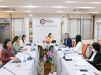 A meeting to discuss teaching and
learning approaches for graduate
programs Semester 1, Academic Year 2023