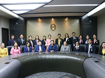 atmosphere of the signing ceremony of
the memorandum of understanding between
Suan Sunandha Rajabhat University with
19 high schools in Nonthaburi Province