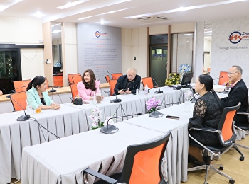 ประชุมหารือแนวทางการรับสมัครนักศึกษาในระดับปริญญาตรี
ปริญญาโท และปริญญาเอก