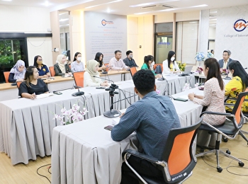 Meeting of academic support personnel
College of Innovation and Management