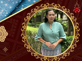 Inviting the Suan Sunandha community to
join in dressing in Thai clothing. 