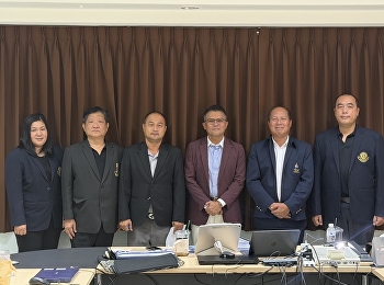 Dr. Anuchit Kulavanich, Chair of the
Master of Business Administration
Program in Sports Management, presided
over the doctoral dissertation
examination of Mr. Jakkapong Thongyai, a
doctoral candidate in the Doctor of
Philosophy Program in Sports Manageme